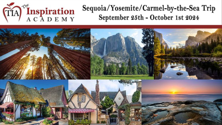 Sequoia/Yosemite/Carmel-by-the-Sea Trip September 2024